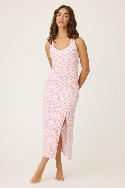 Ditsy Floral Print Midi Dress