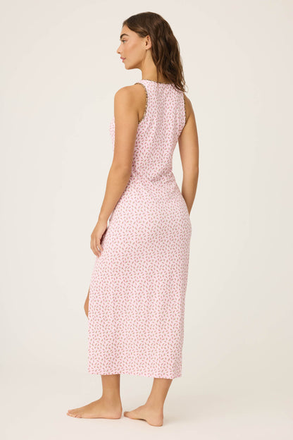 Ditsy Floral Print Midi Dress