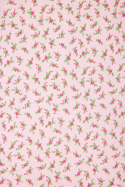 Ditsy Floral Print Shorts Set