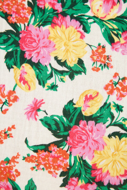 Tropical Floral Print PJ Set