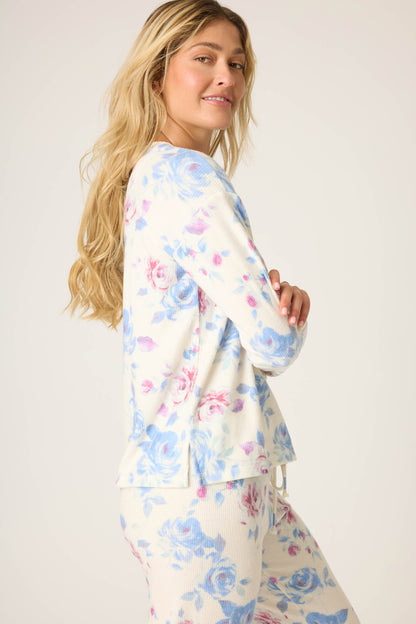 Rodeo Rose Floral Long Sleeve Top