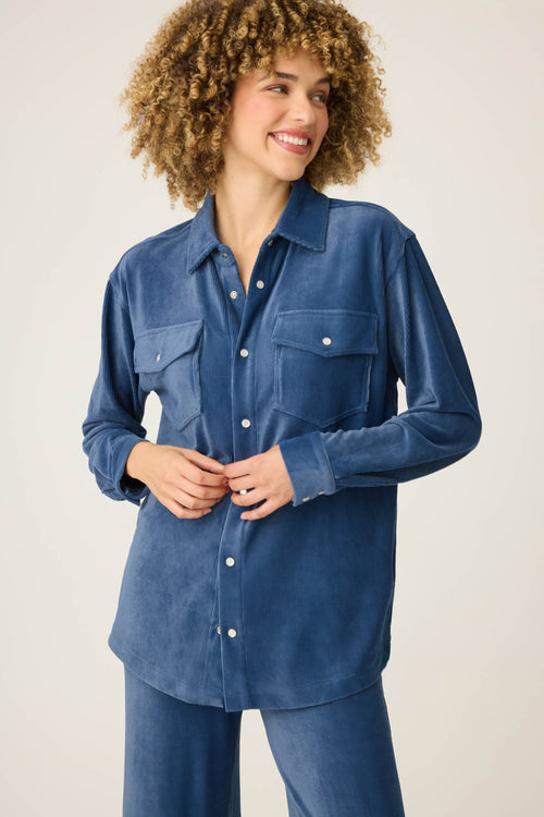 Craving Corduroy Long Sleeve Button Up Shirt