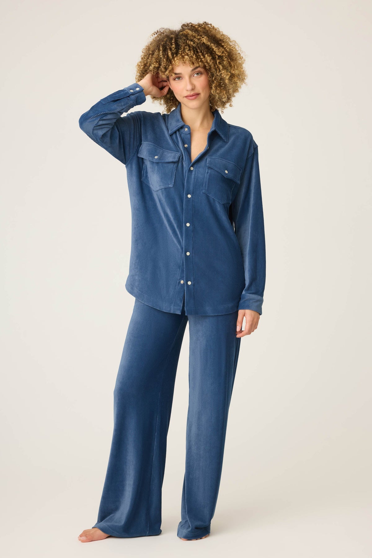 Craving Corduroy Long Sleeve Button Up Shirt