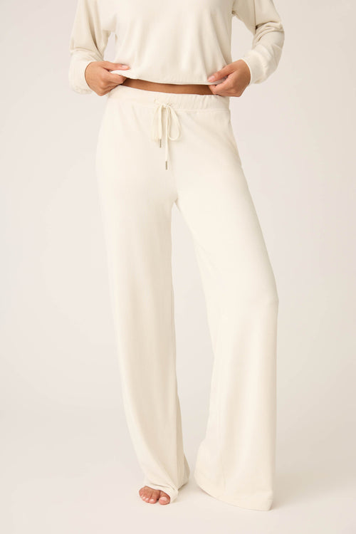 Craving Corduroy Natural Open Leg Pants