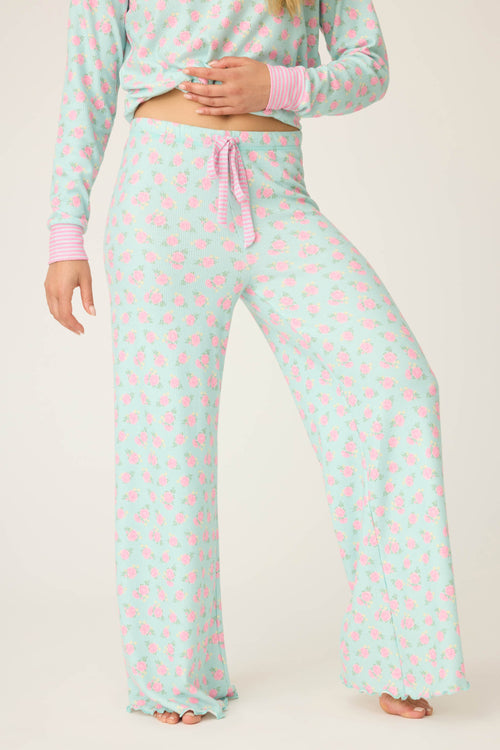 Secret Garden Floral Open Leg Pant