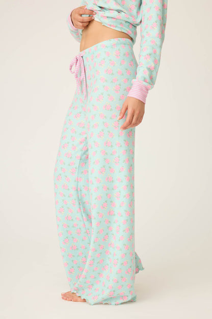 Secret Garden Floral Open Leg Pant