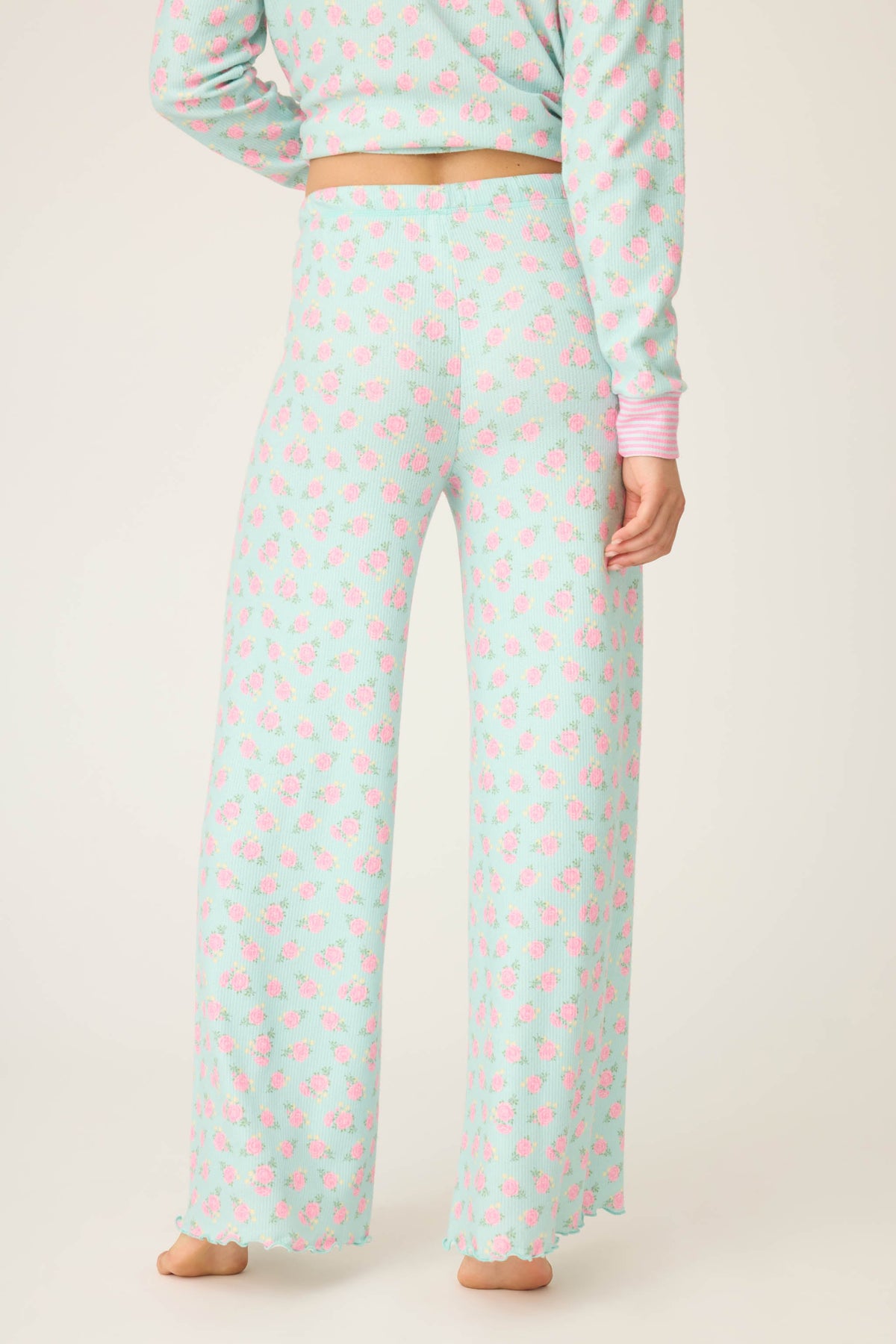 Secret Garden Floral Open Leg Pant