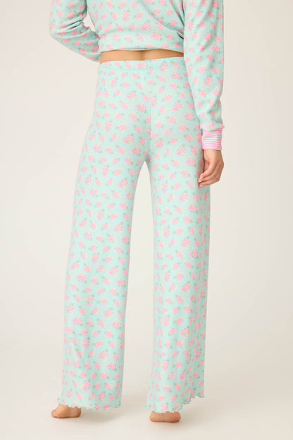 Secret Garden Floral Open Leg Pant