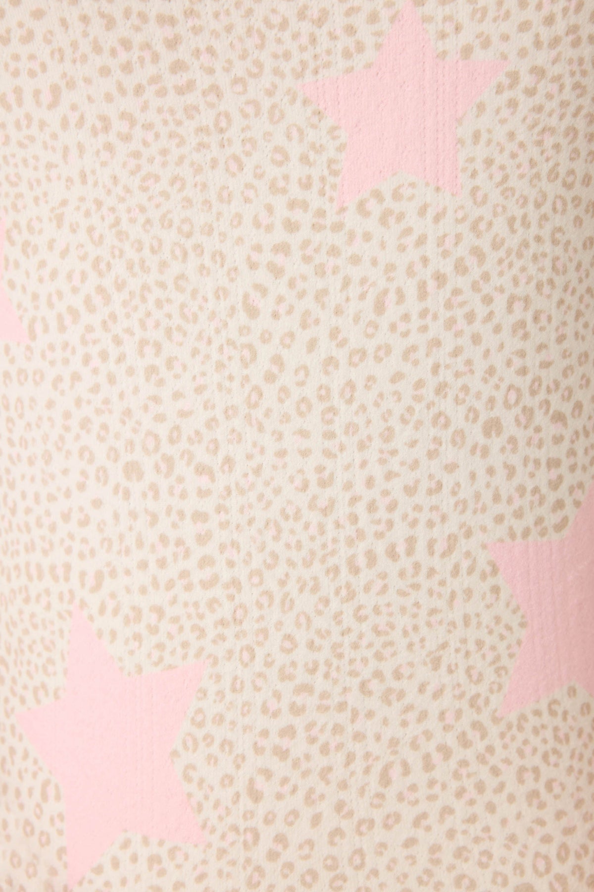 Stay Wild Leopard & Star Print Pointelle Camisole