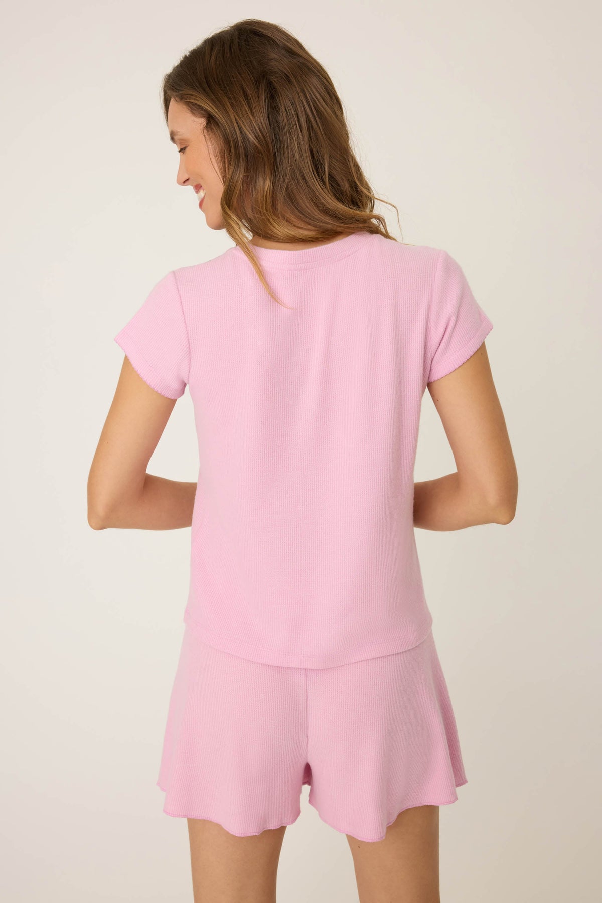 Wish You Were Here Peachy Short Sleeve Top