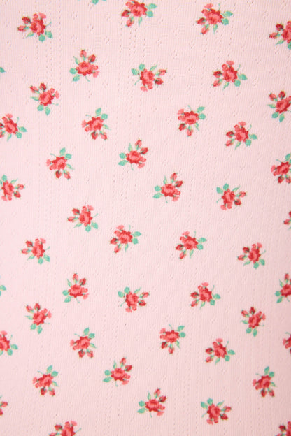 Crazy For The Holidays Ditsy Floral Print Tank Top