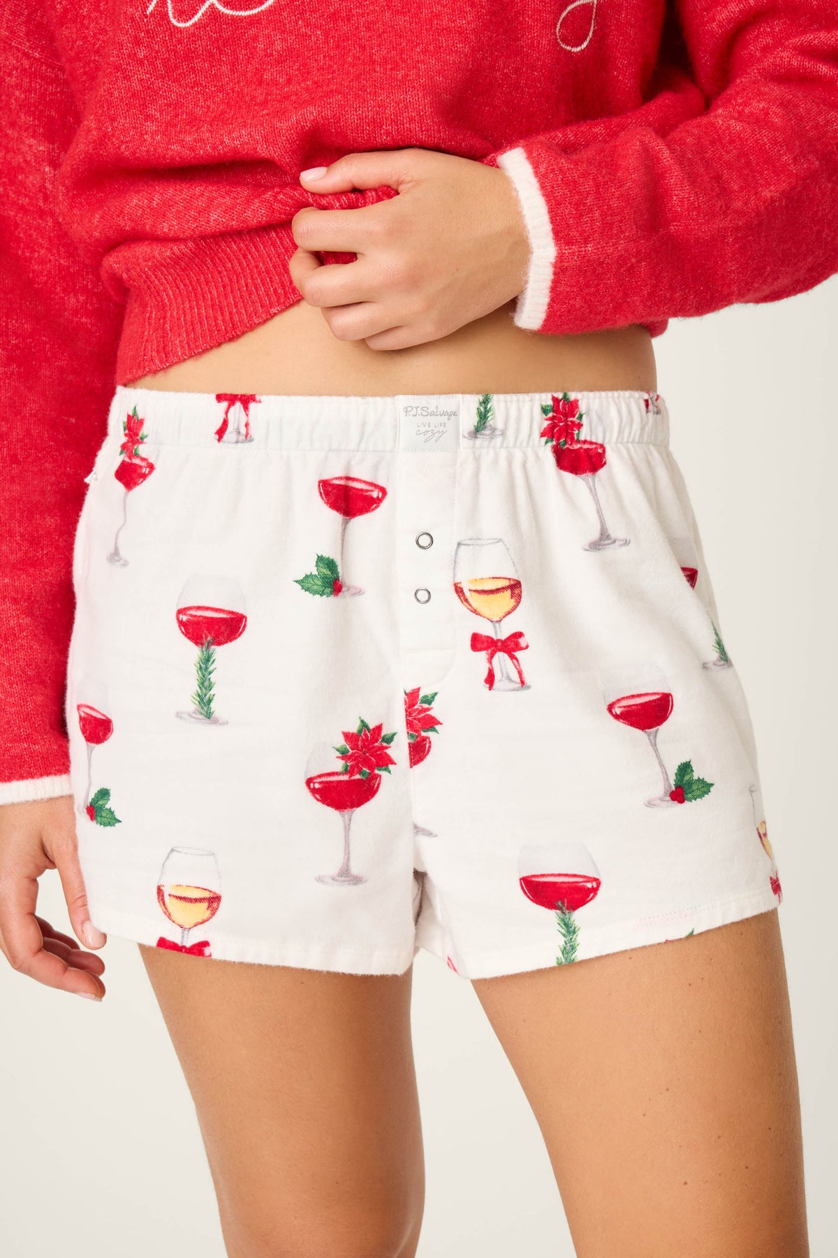 Let's Get Toasty Flannel Shorts