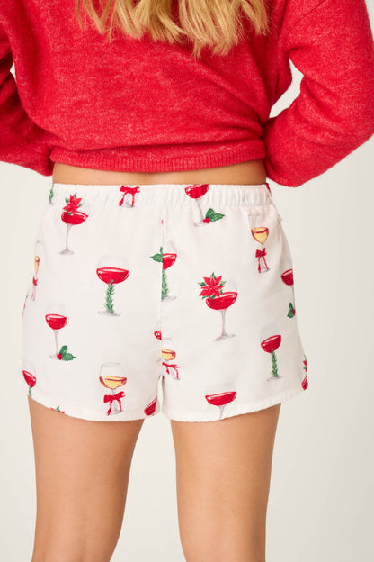 Let's Get Toasty Flannel Shorts