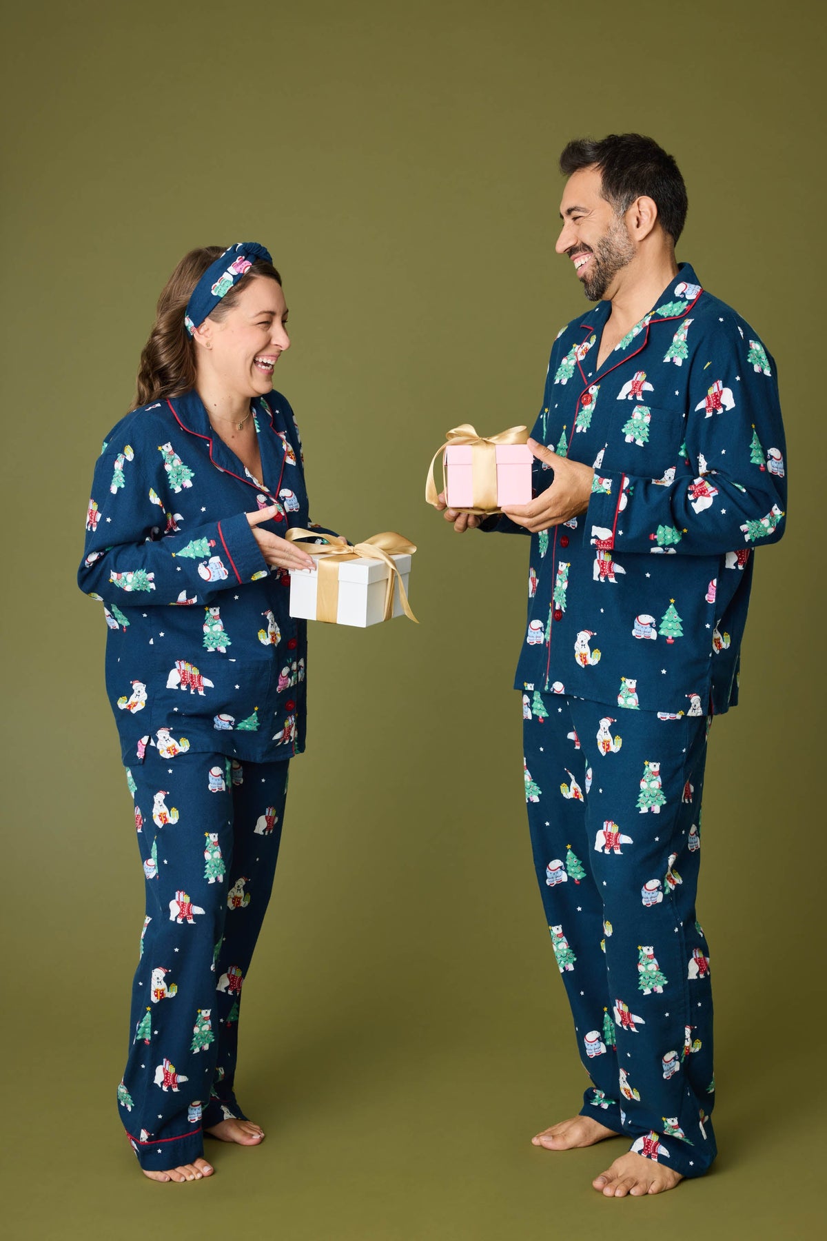 Bearly Awake Mens Flannel PJ Set