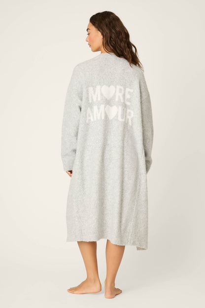 My Dog Is My Valentine Long Line Cardigan
