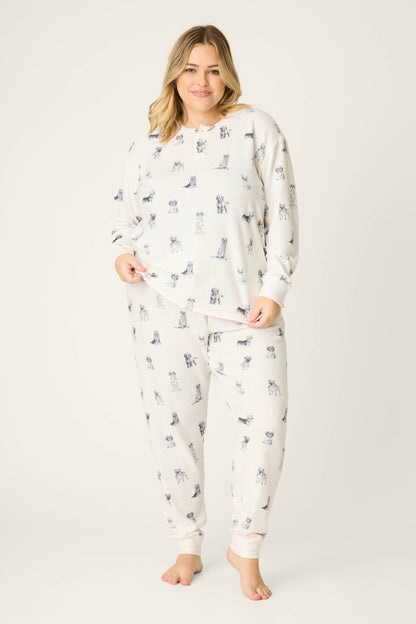 My Dog Is My Valentine Plus Size PJ Set