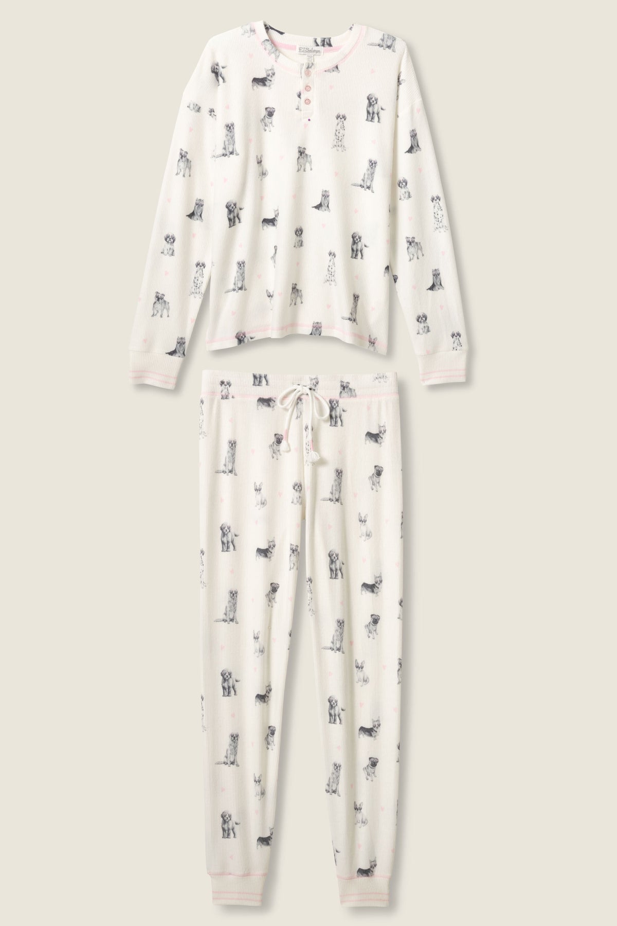 My Dog Is My Valentine Plus Size PJ Set