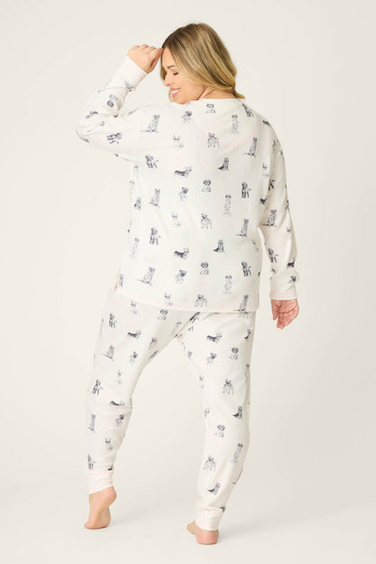 My Dog Is My Valentine Plus Size PJ Set