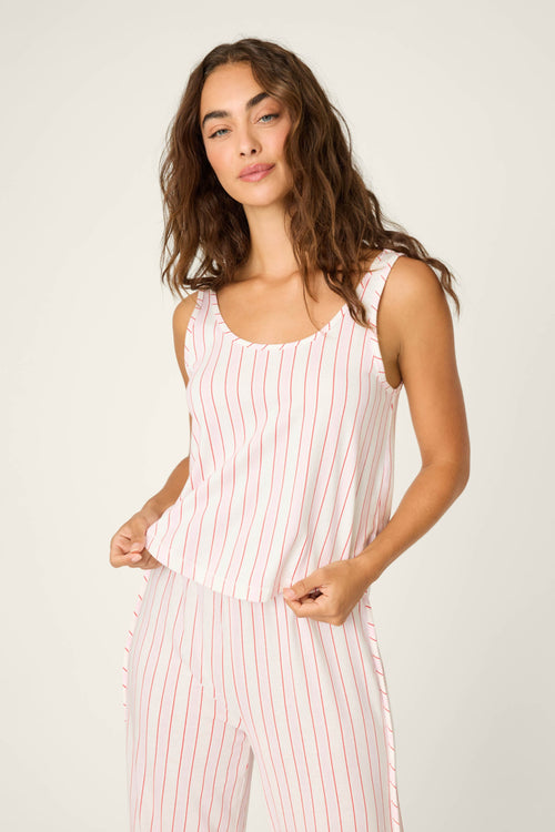 Feeling Loved Striped Tank Top