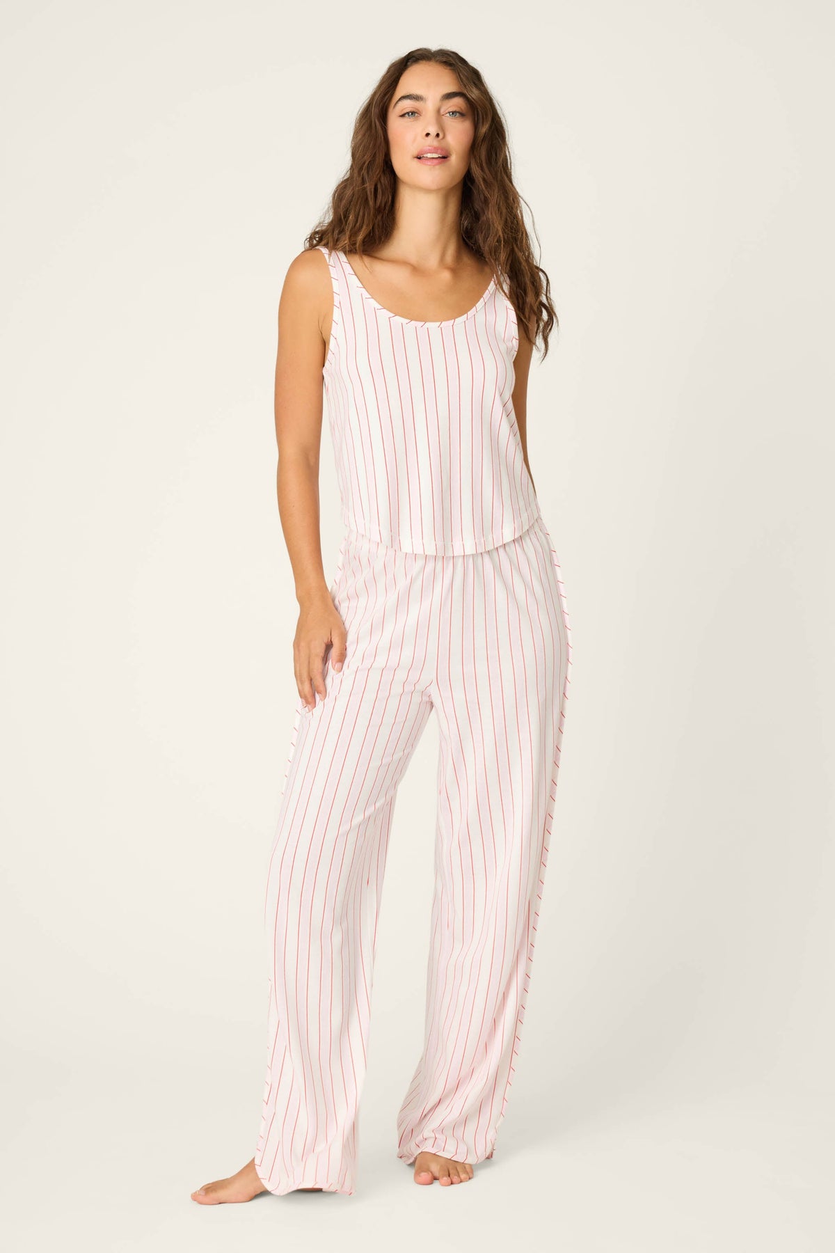 Feeling Loved Striped Tank Top
