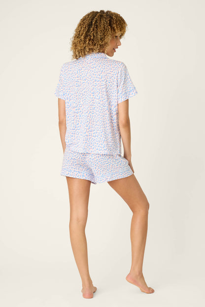 Animal Lover Leopard Print 3-Piece Shorts Set