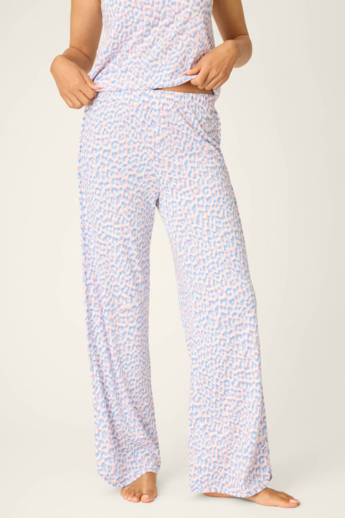 Animal Lover Leopard Print Open Leg Pants