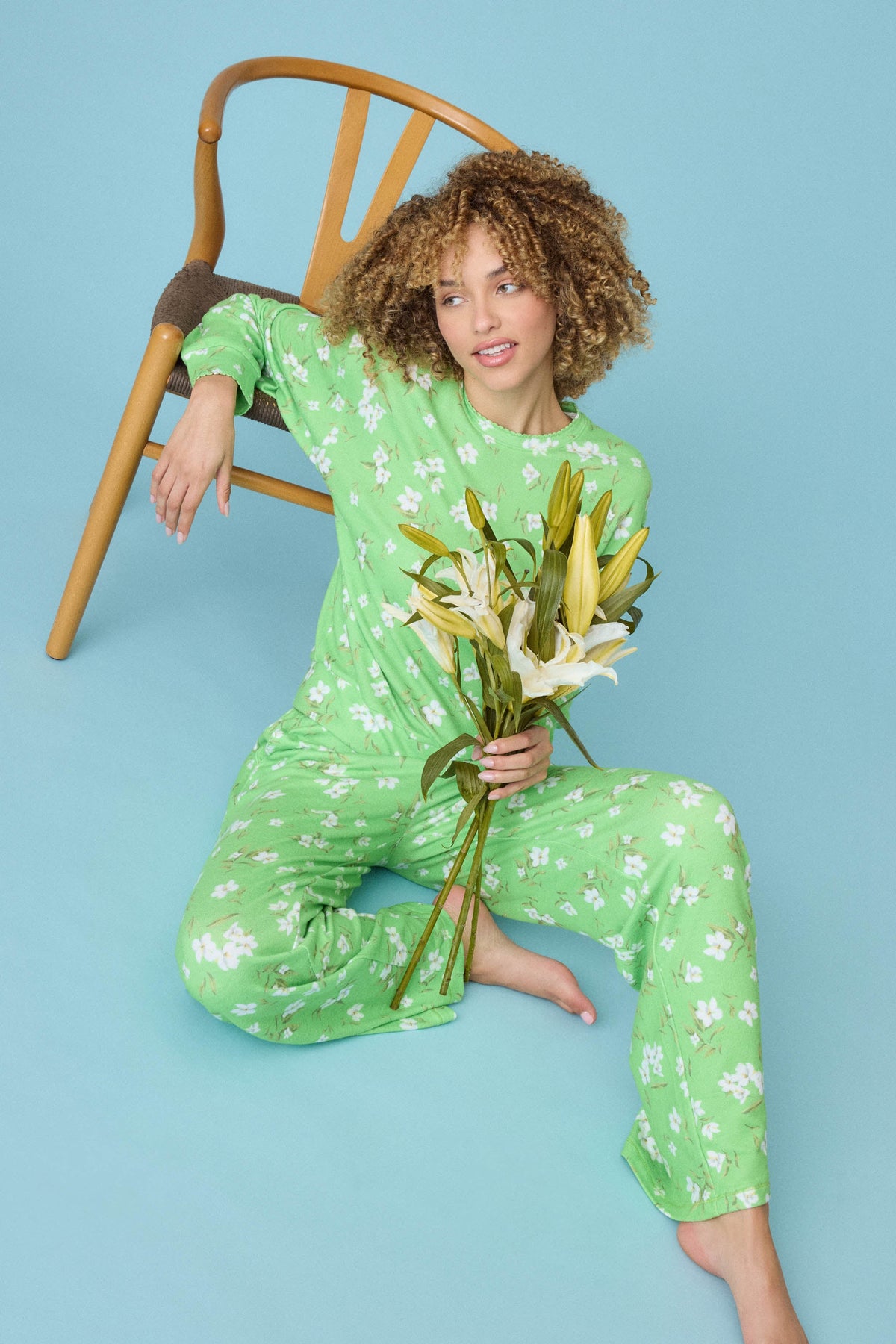 C'est La Vie Floral Print Lounge Set