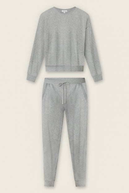 Cross Stitch Casuals Charcoal Lounge Set
