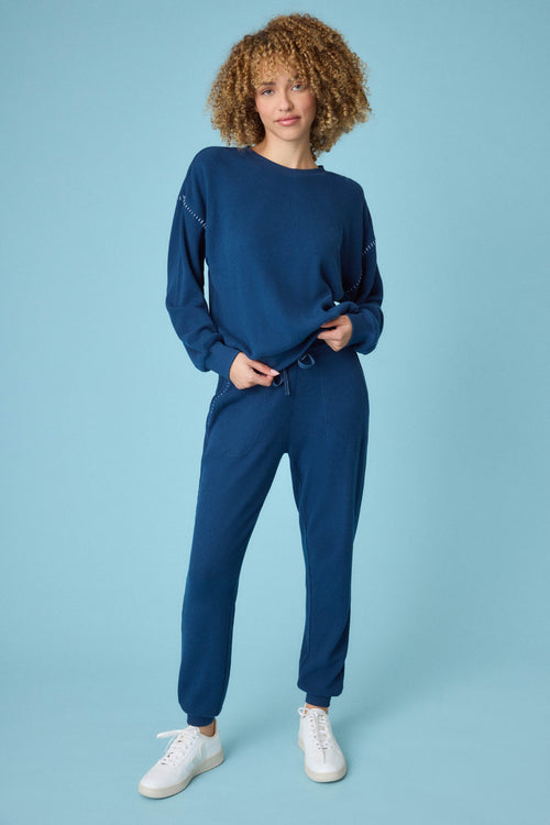 Cross Stitch Casuals Navy Lounge Set