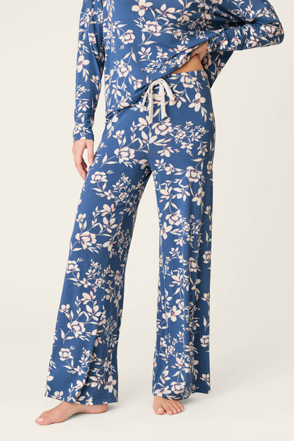 Flora Dreams Twilight Garden Open Leg PJ Pants