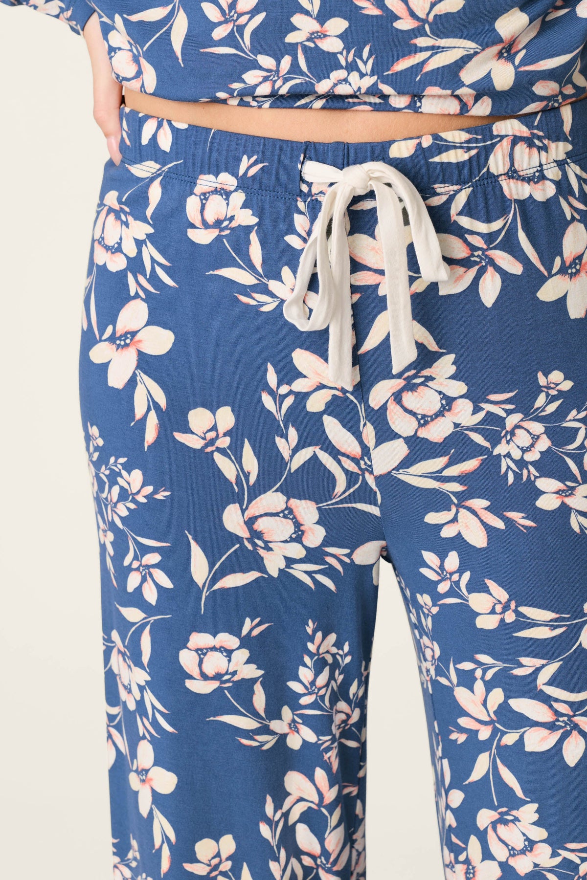 Flora Dreams Twilight Garden Open Leg PJ Pants