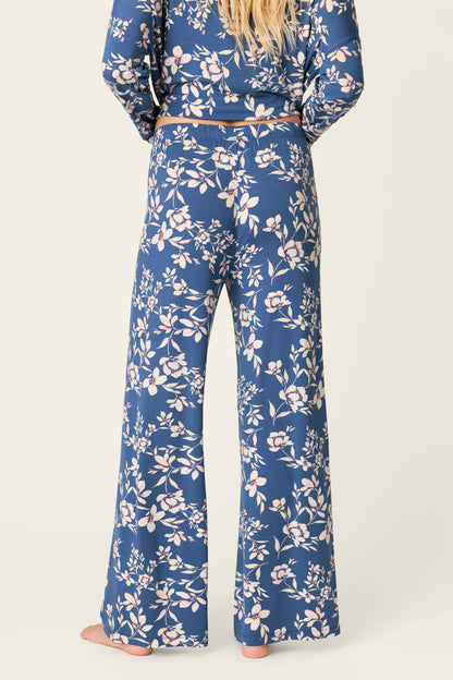 Flora Dreams Twilight Garden Open Leg PJ Pants