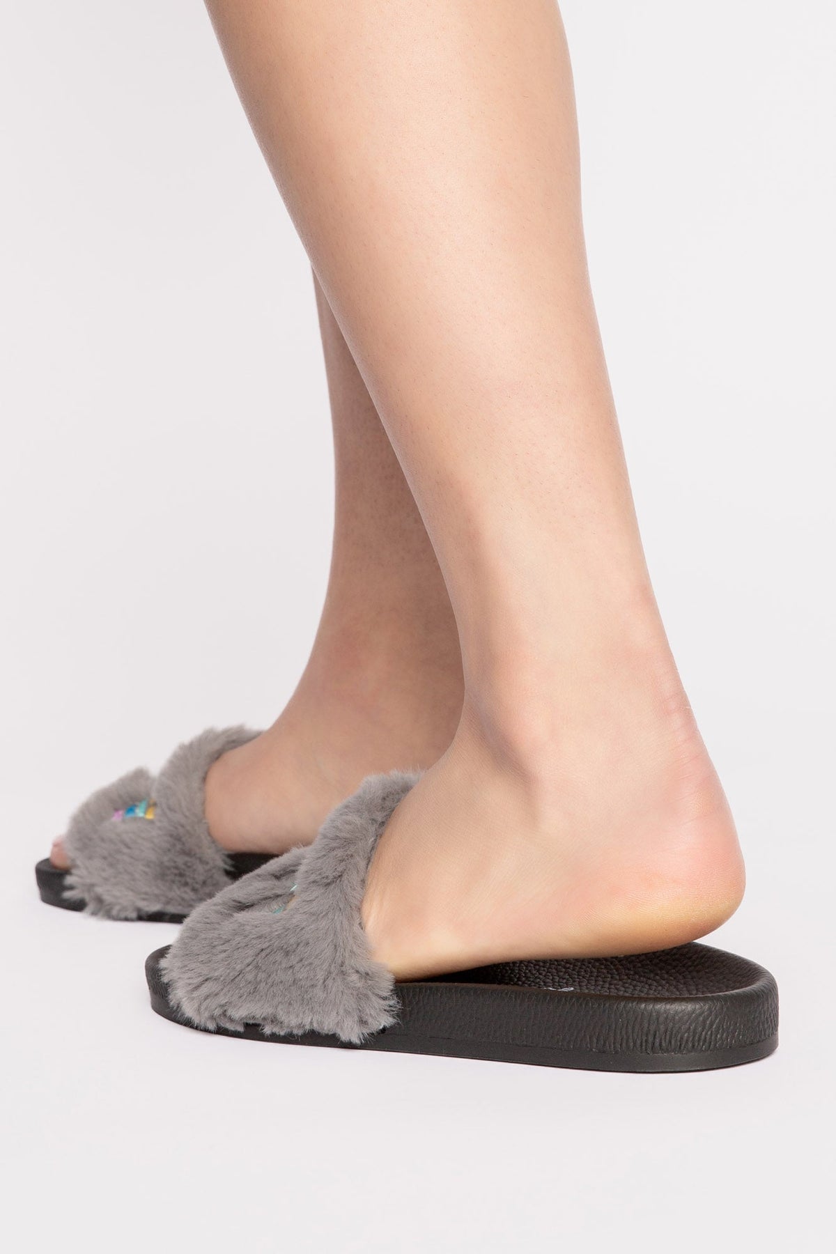 Fuzzy Feet Happy Happy Slides