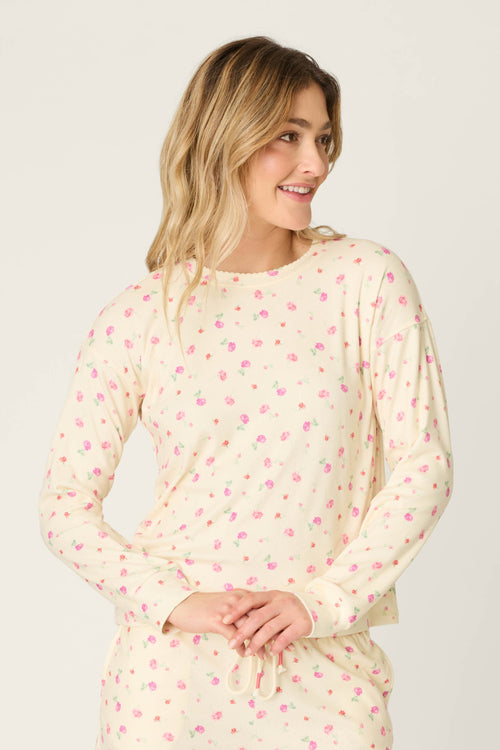 For the Mamas Butter Blooms Long Sleeve Top