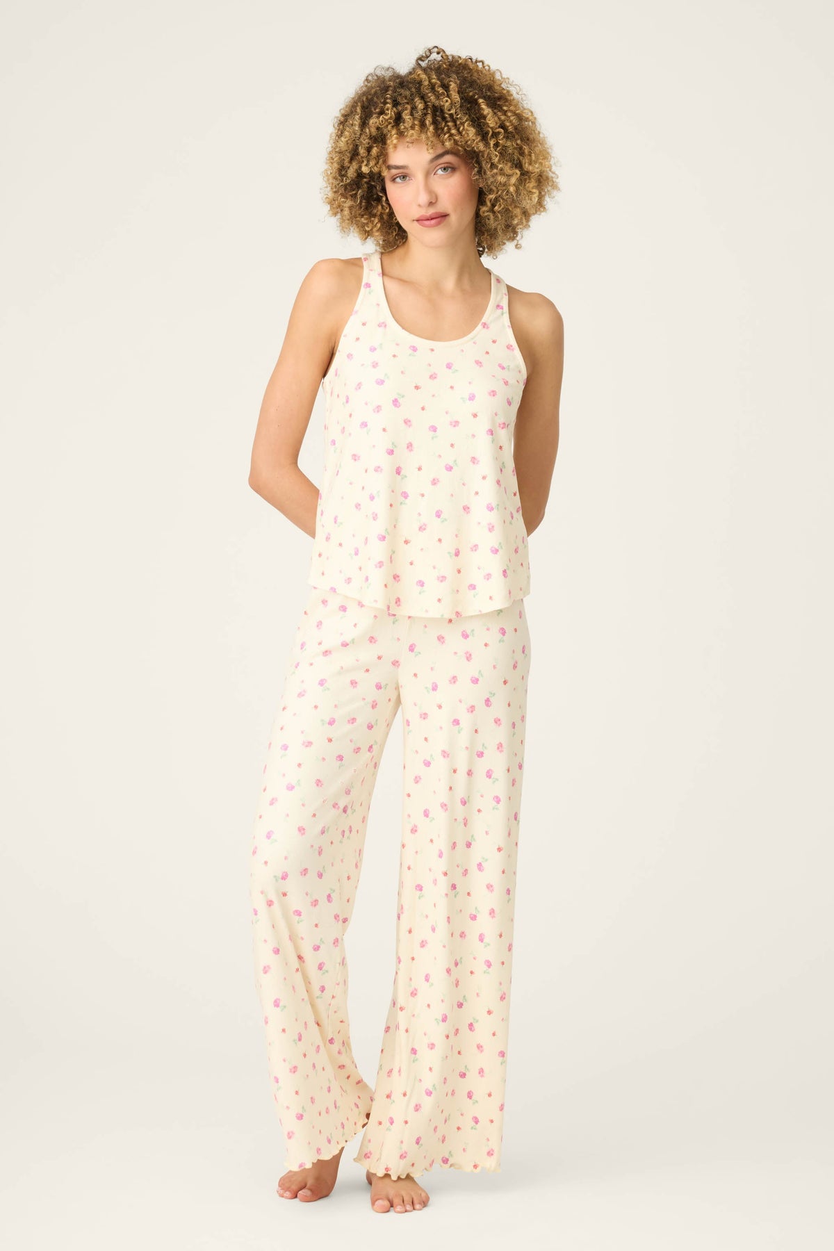 For the Mamas Butter Blooms Long PJ Set