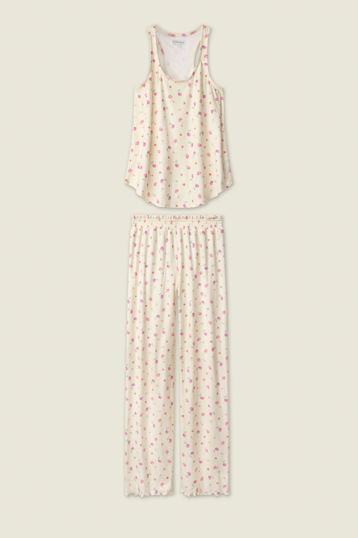 For the Mamas Butter Blooms Long PJ Set