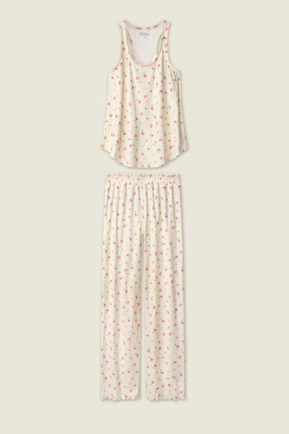 For the Mamas Butter Blooms Long PJ Set