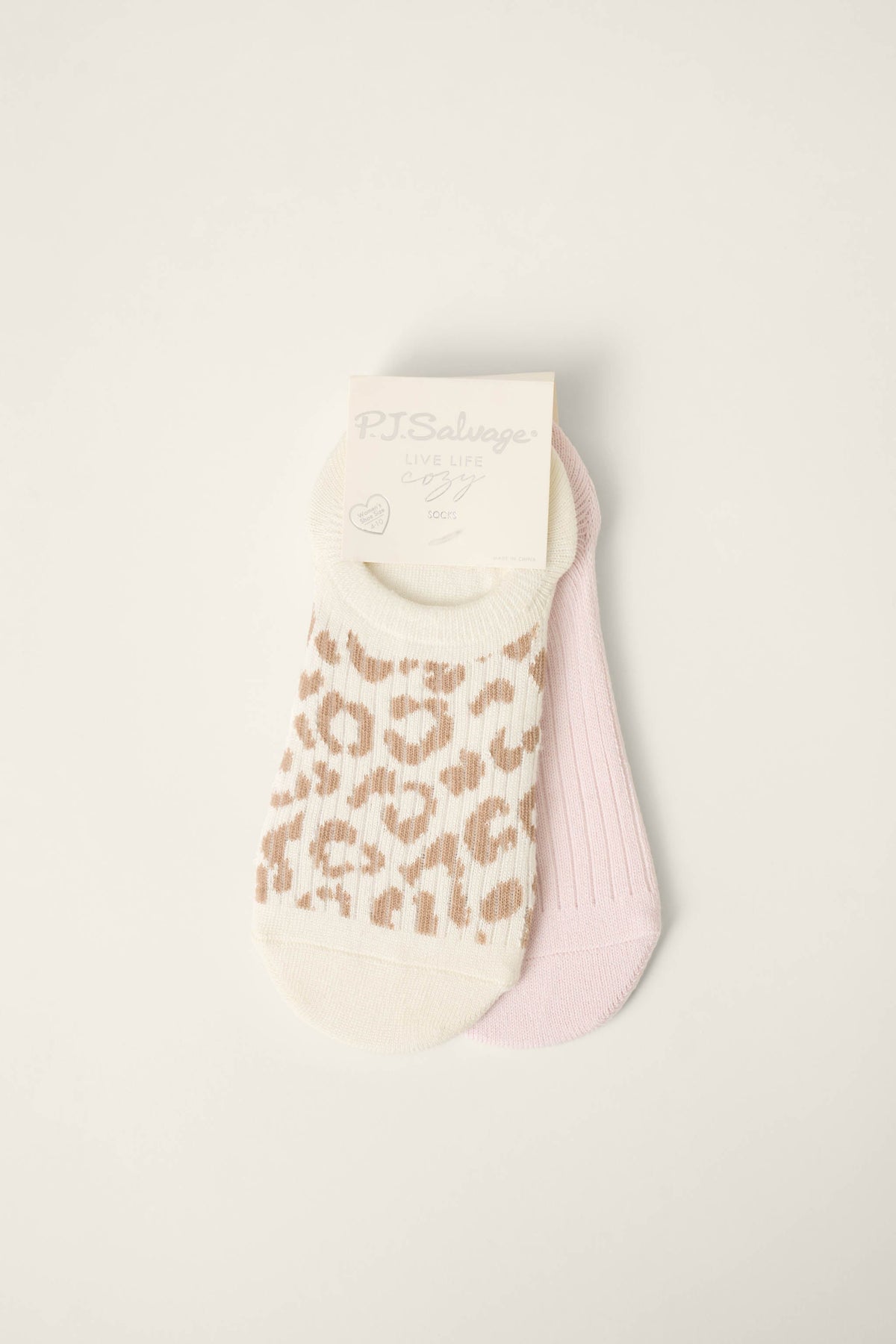 Luxe Leopard Dreams 2-Pack Ankle Socks With Heel Tab