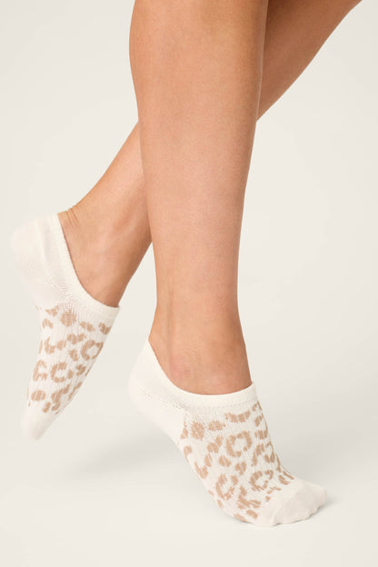 Luxe Leopard Dreams 2-Pack Ankle Socks With Heel Tab