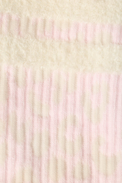 Luxe Leopard Dreams Ribbed Crew Socks