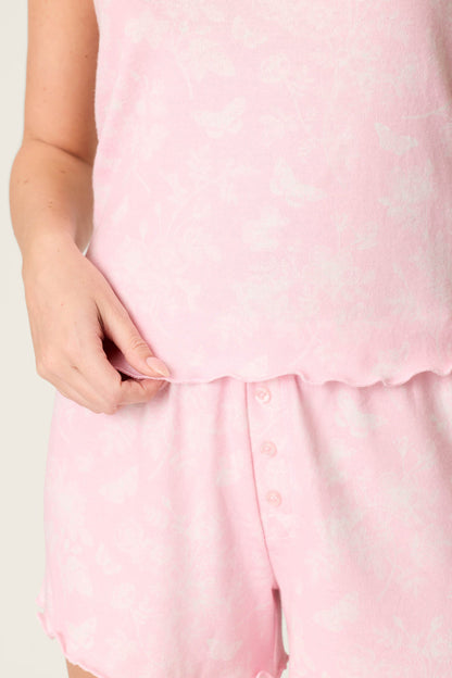 Peachy Mix & Match Butterfly Blossoms Tank Top