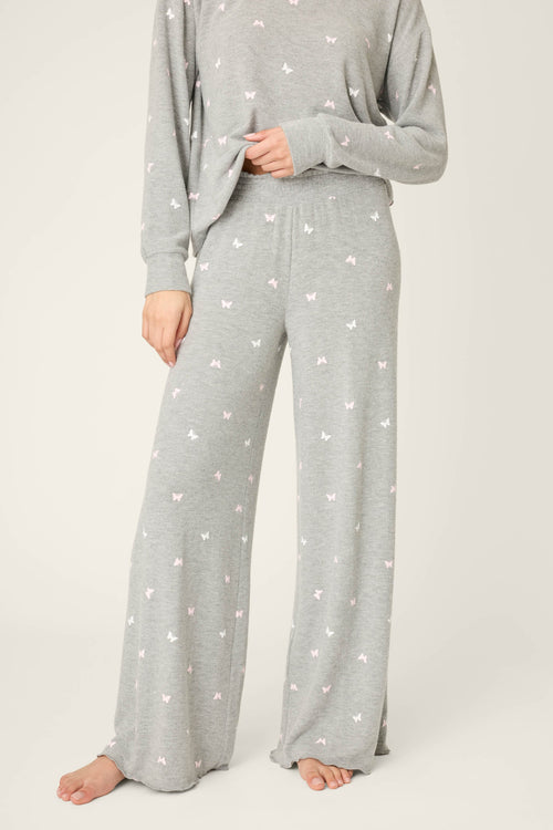 Peachy Mix & Match Butterfly Kisses Open Leg Pajama Pants