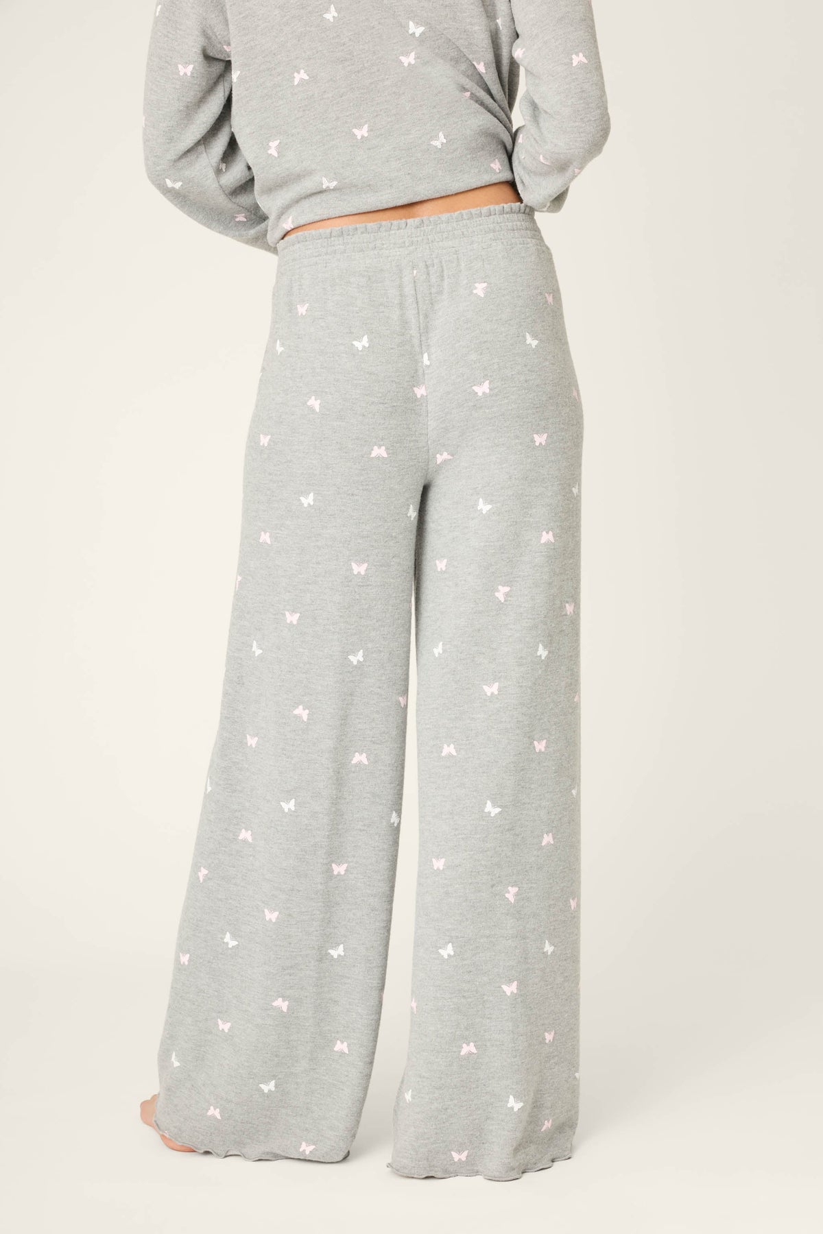 Peachy Mix & Match Butterfly Kisses Open Leg Pajama Pants