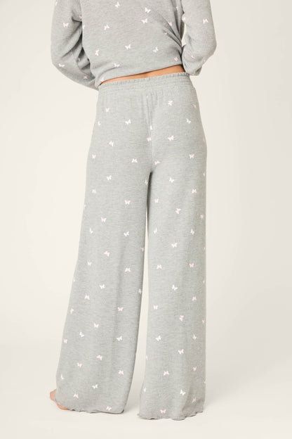 Peachy Mix & Match Butterfly Kisses Open Leg Pajama Pants
