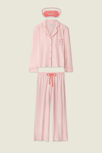 Paloma Mama Sweet Stripes Long 3-Piece PJ Set