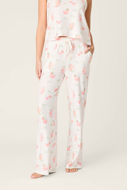 Paloma Mama Sweet Sips Open Leg Pajama Pants