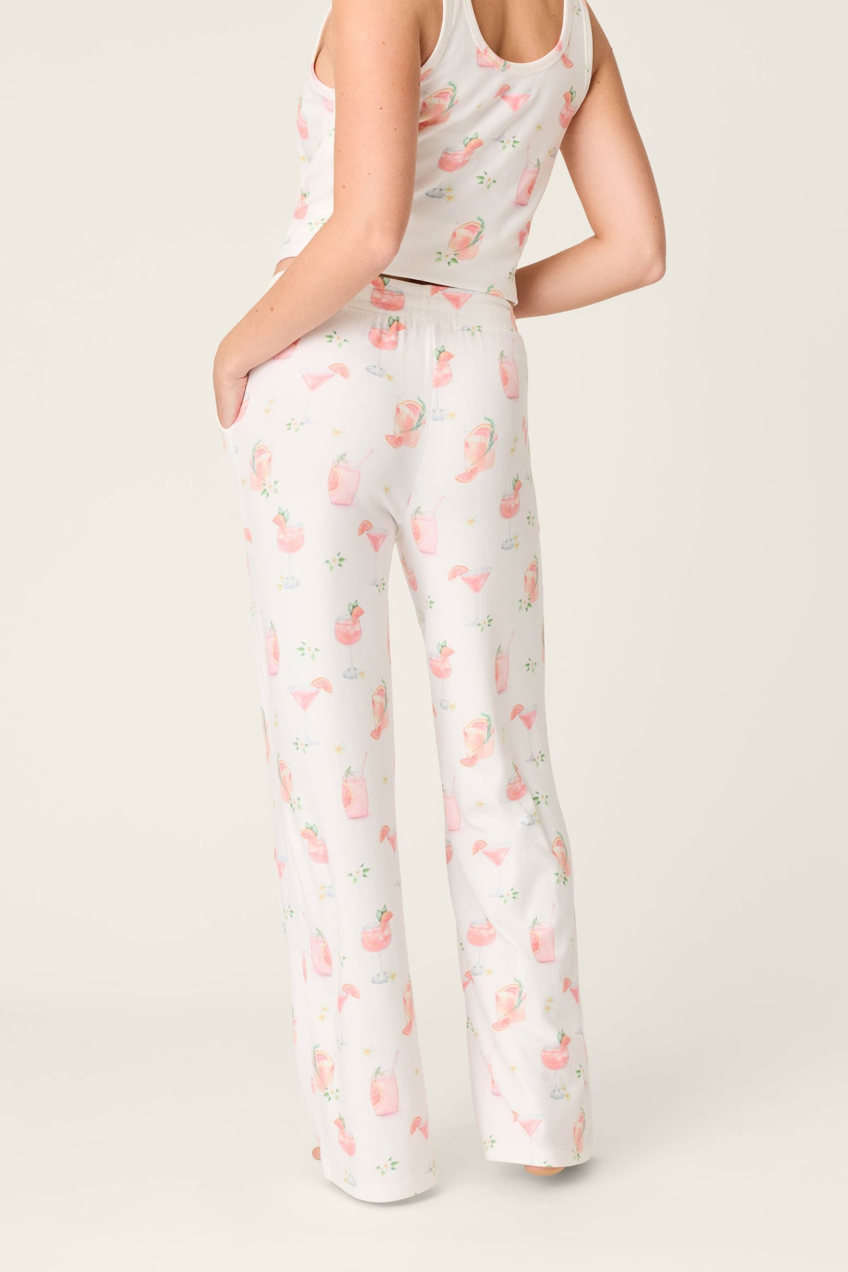 Paloma Mama Sweet Sips Open Leg Pajama Pants