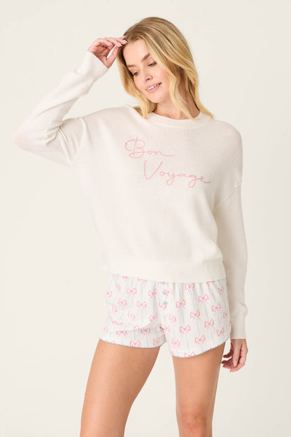Playful Prints Bon Voyage Pullover Sweater