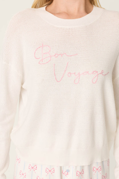 Playful Prints Bon Voyage Pullover Sweater