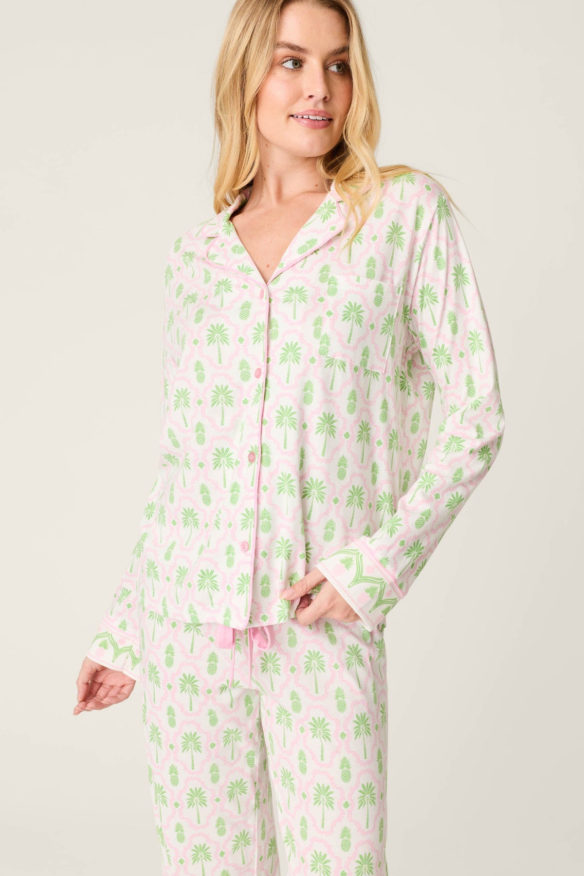 Playful Prints Island Time Long Sleeve Top